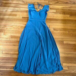 Azazie Flutter Sleeve Bridesmaid Dress